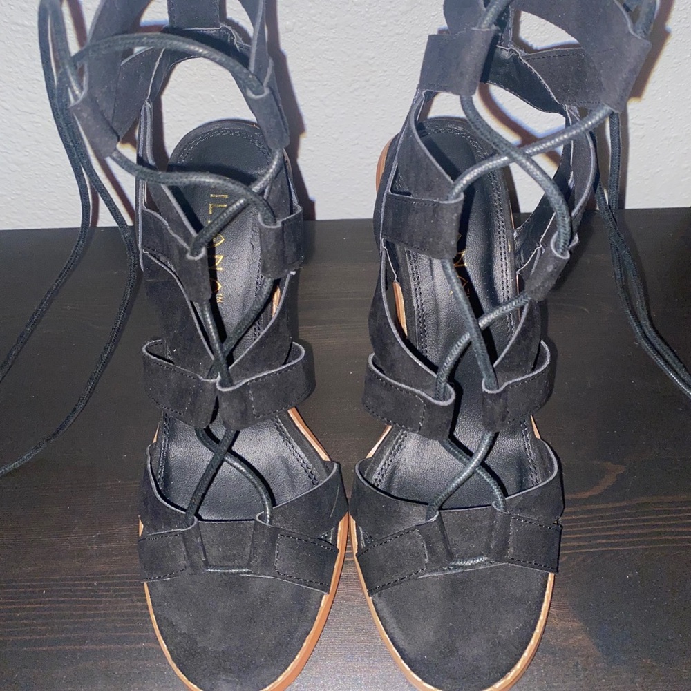Lace up heels
